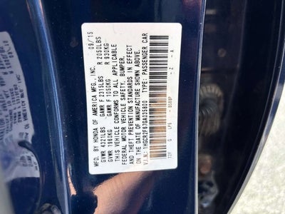 2017 Honda Accord Sedan Sport